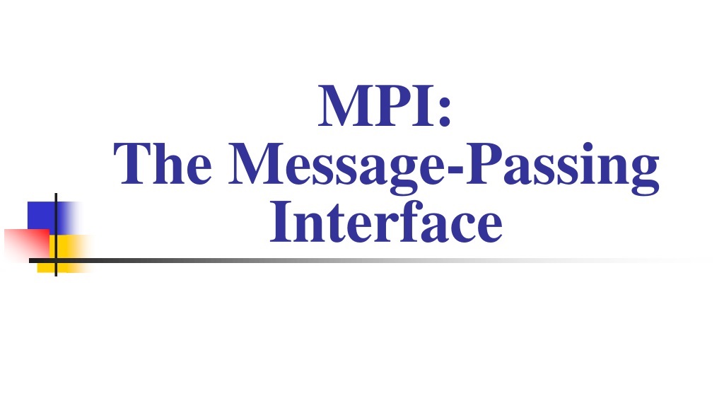 【MPI】MPI组和通讯器介绍